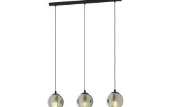Avlånga Taklampor < Eglo Ariscani Taklampa 77cm 3L Svart/Transparent
