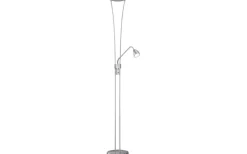 Uplight|Golvläslampor < Trio Lighting Arizona Golvlampa LED uplight borstad stål
