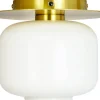 Plafonder < Dyberg Larsen Arp Plafond 25cm Opal/Mässing