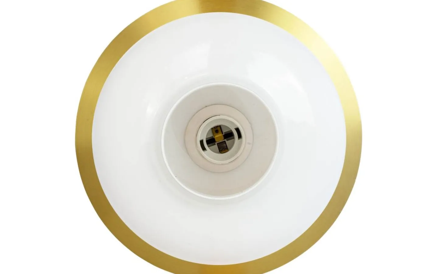 Plafonder < Dyberg Larsen Arp Plafond 25cm Opal/Mässing