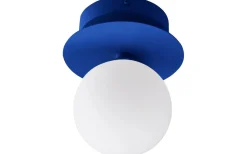 Badrumslampor Vägg|Badrumslampor Tak < Globen Lighting Art Deco Vägglampa/Plafond Blå/Vit IP44