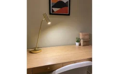 Sovrum|Skrivbordslampor < Aneta Artic Skrivbordslampa 52cm LED 6W 3000K Matt Mässing