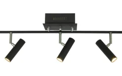 Avlånga Takspotlights|Takspot Med 3 Lampor < Aneta Artic Takspotlight 66cm LED 3x6W 3000K Svart/Krom