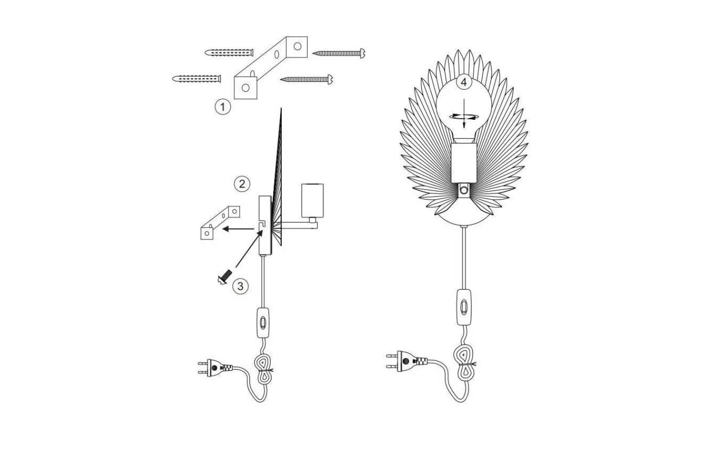 Hall & Trappa|Lampetter < By Rydens Aruba Vägglampa Guld