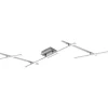 Plafonder-Trio Lighting Arvin Plafond LED borstad stål RGB