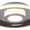 Badrumslampor Tak-Trio Lighting Ascari H2O Plafond LED 30cm krom IP44