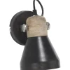 Läslampor < PR Home Ashby Vägglampa 20cm Pale Oil Brown