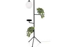 Vardagsrum|Golvlampor < Globen Lighting Astoria Golvlampa 153cm G9 Svart