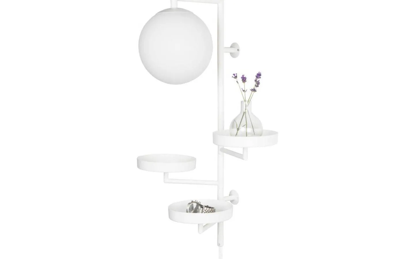 Vardagsrum|Lampetter-Globen Lighting Astoria Vägglampa 62cm G9 Vit