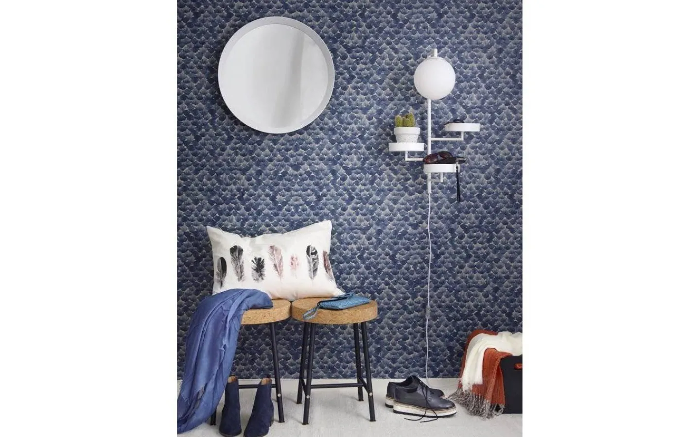 Vardagsrum|Lampetter-Globen Lighting Astoria Vägglampa 62cm G9 Vit