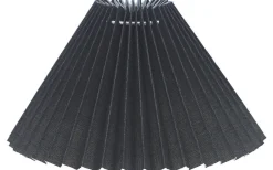 Plisserade Lampskärmar-PR Home Astrid Lampskärm Ø40cm Veckad Antrasit