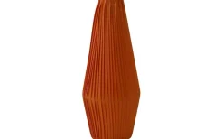 Plisserade Lampskärmar-Hallbergs Astrid Plisserad Stilskärm Ø13cm Satin Orange