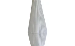 Plisserade Lampskärmar < Hallbergs Astrid Plisserad Stilskärm Ø13cm Satin Offwhite