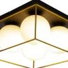 Hall & Trappa|Sovrum < Aneta Astro Plafond 36cm Svart/Guld