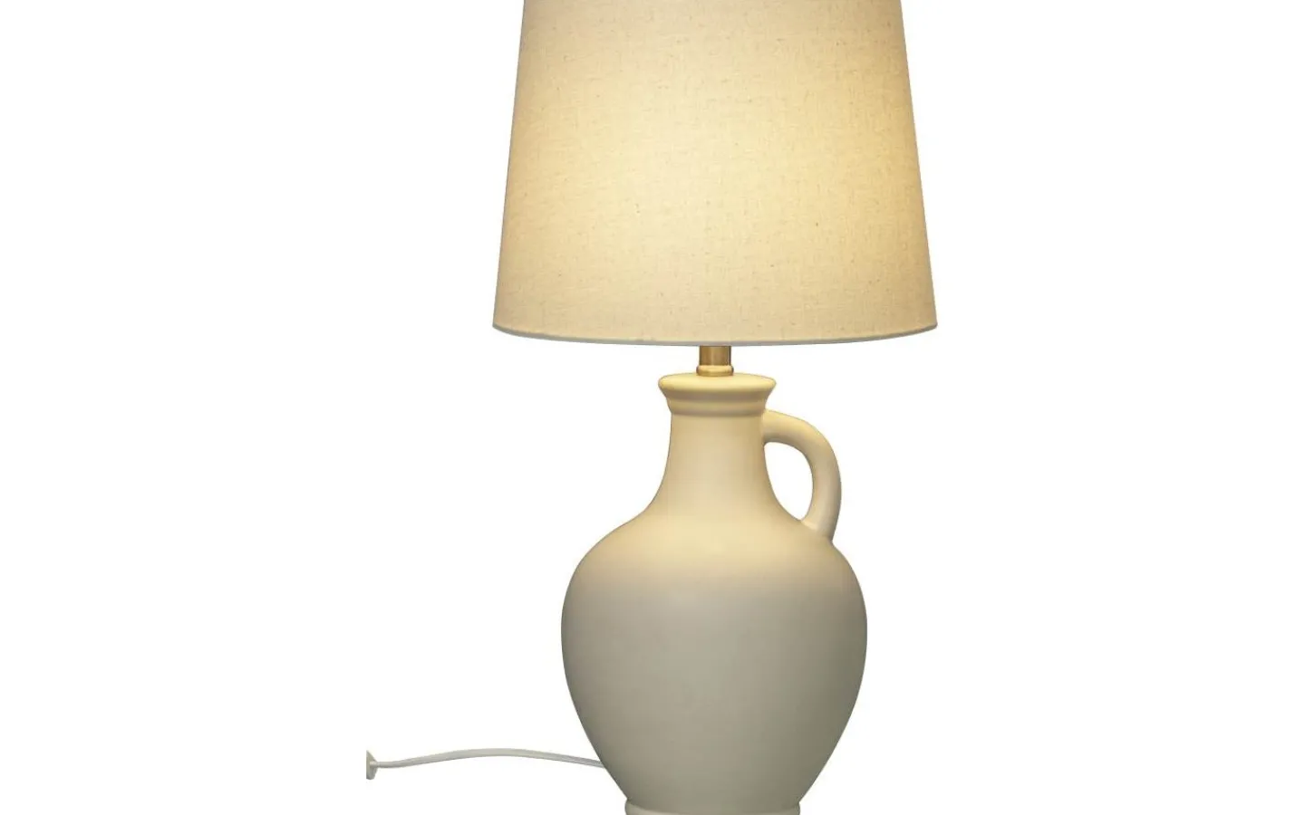 Bordslampor < Aneta Athena Bordslampa 58cm Naturvit