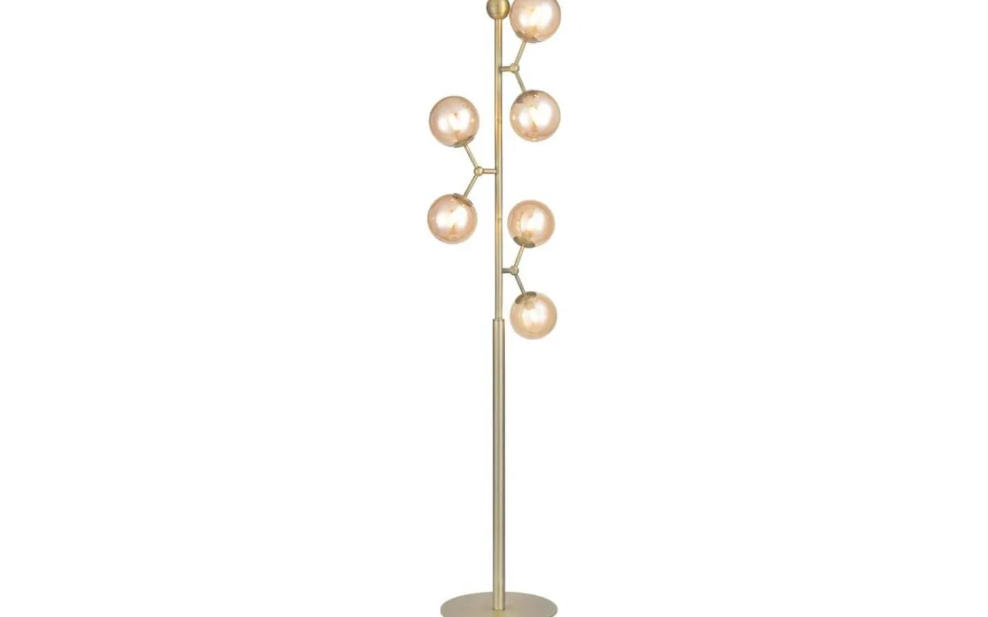 Golvlampor < Halo Design Atom Golvlampa 155cm Antik Mässing/Amber