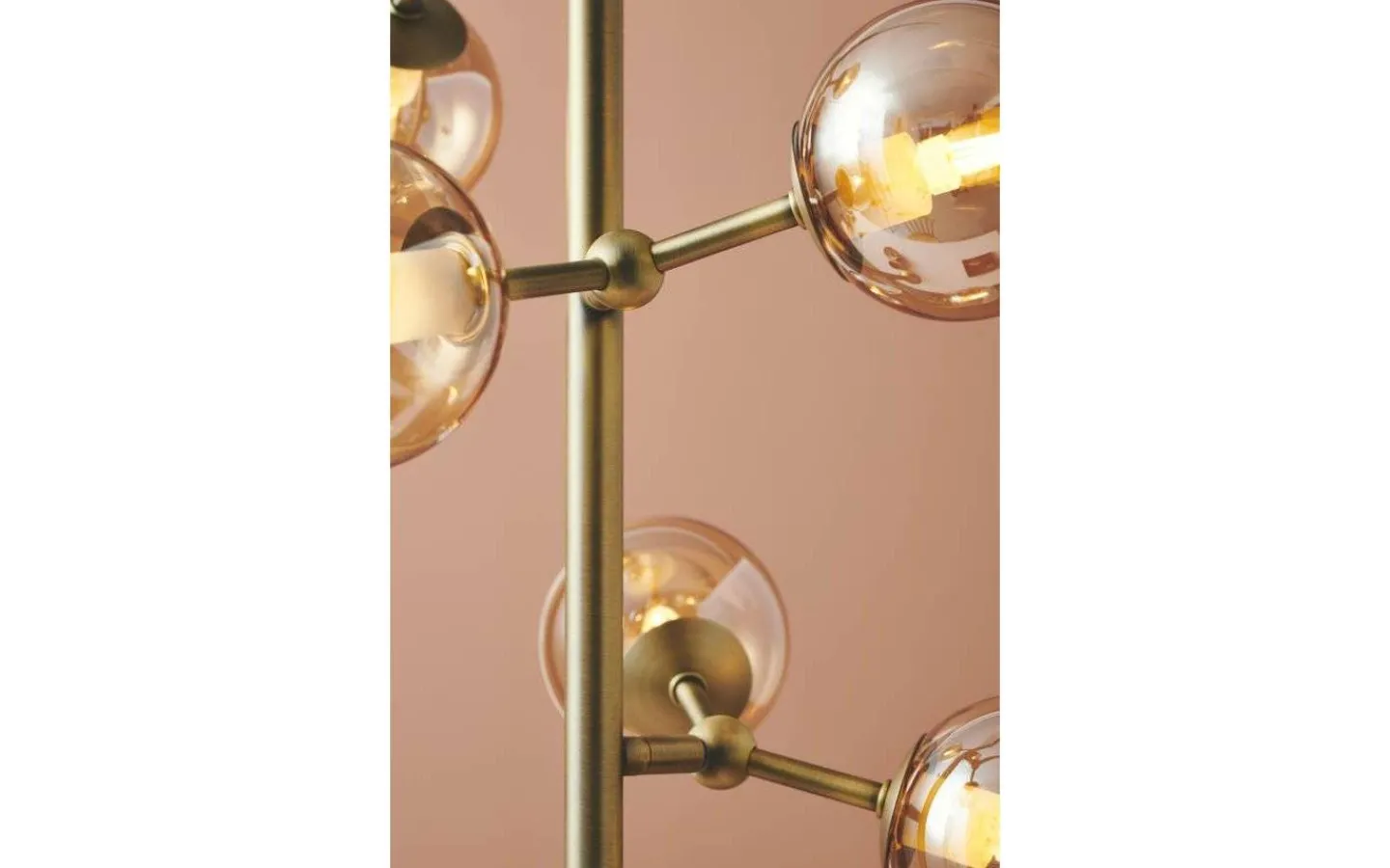 Golvlampor < Halo Design Atom Golvlampa 155cm Antik Mässing/Amber