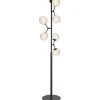 Golvlampor < Halo Design Atom Golvlampa 155cm Svart/Opal