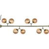 Avlånga Taklampor-Halo Design Atom Taklampa 123cm Antik Mässing/Amber