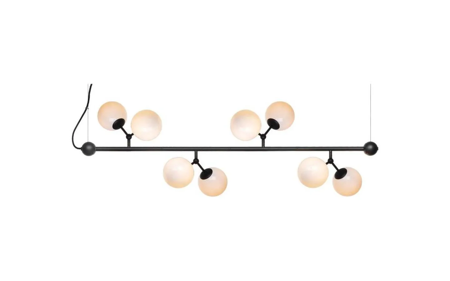 Avlånga Taklampor < Halo Design Atom Taklampa 123cm Svart/Opal
