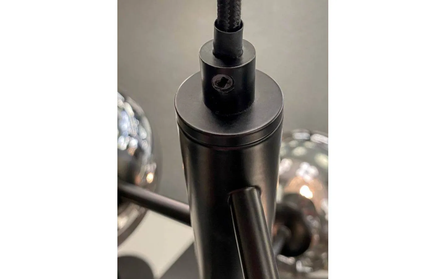 Vardagsrum-Aneta Atom Taklampa 48cm Svart/Rök