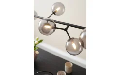 Avlånga Taklampor-Halo Design Atom Taklampa 123cm Svart/Smoke