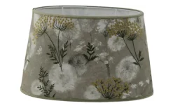 Ovala Lampskärmar-Hallbergs Aurora Oval Lampskärm 20cm Sage Ashley Wild
