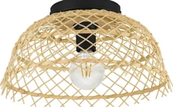 Plafonder < Eglo Ausnby Plafond 37cm Natur/Svart