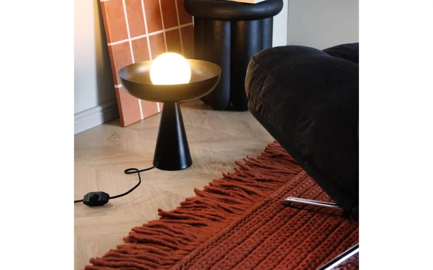 Bordslampor < Dyberg Larsen Ava Bordslampa 35cm Svart