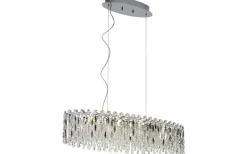 Kristallampor|Avlånga Taklampor-Cottex Avenida Kristallampa 92cm