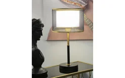 Bordslampor < Mauro Ferretti Azzurro Bordslampa 48cm Svart/Guld