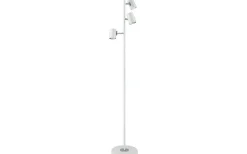 Golvläslampor-Aneta Balder Golvlampa 135cm Vit/Krom