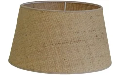 Enfärgade Runda Lampskärmar-Hallbergs Bali Lampskärm Ø21cm Natur