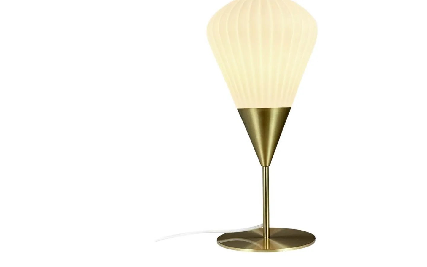 Bordslampor-Dyberg Larsen Ballon Bordslampa 45,5cm Opal/Mässing
