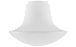 Reservglas Och Reservdelar-Karlskrona Lampfabrik Balusterskärm 100/280 - Vitt överfångsglas