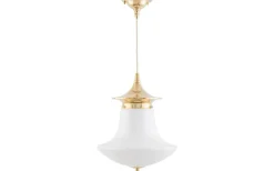 Reservglas Och Reservdelar-Karlskrona Lampfabrik Balusterskärm 100/280 - Vitt överfångsglas