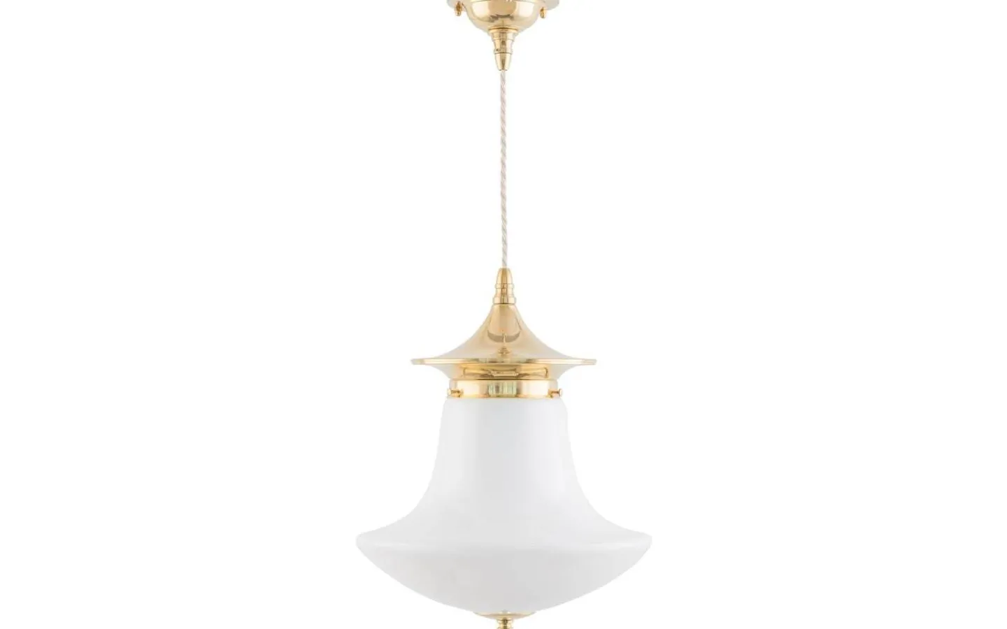 Reservglas Och Reservdelar-Karlskrona Lampfabrik Balusterskärm 100/280 - Vitt överfångsglas