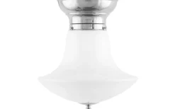 Reservglas Och Reservdelar-Karlskrona Lampfabrik Balusterskärm 100/280 - Vitt överfångsglas