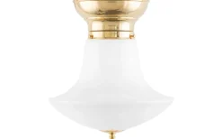 Reservglas Och Reservdelar-Karlskrona Lampfabrik Balusterskärm 100/280 - Vitt överfångsglas