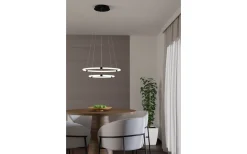 Stora Taklampor Ø50-69 Cm < Eglo Banderillas Taklampa 60cm LED 3000K 22W Vit