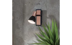 Läslampor-Eglo Barnham Vägglampa LED Svart