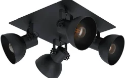 Takspot Med Minst 4 Lampor < Eglo Barnstaple Takspotlight 45cm 4L Svart