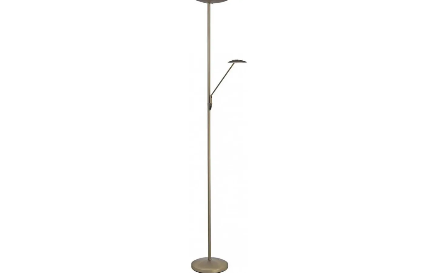 Uplight < Texa Design Barone 2L Golvlampa 1,8m LED CCT 27W+7W Dimbar Mässing