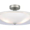 Plafonder < Halo Design Baroni Plafond Ø46cm Borstat Stål/Opal
