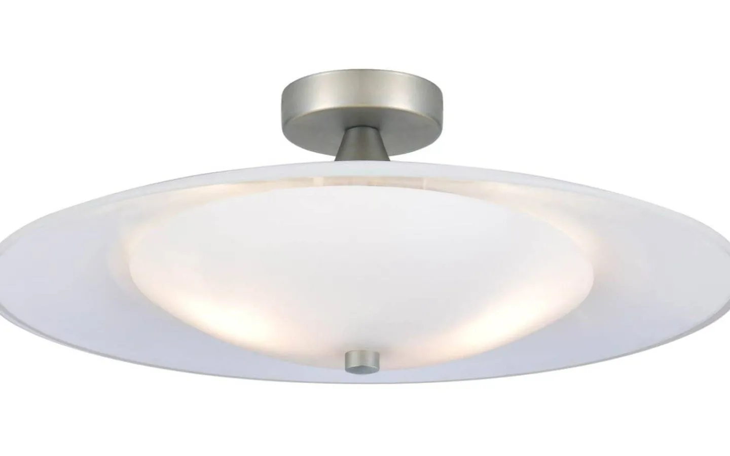 Plafonder < Halo Design Baroni Plafond Ø46cm Borstat Stål/Opal