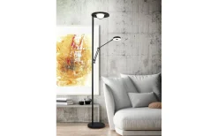 Uplight|Golvläslampor < Trio Lighting Barrie Golvlampa LED mattsvart