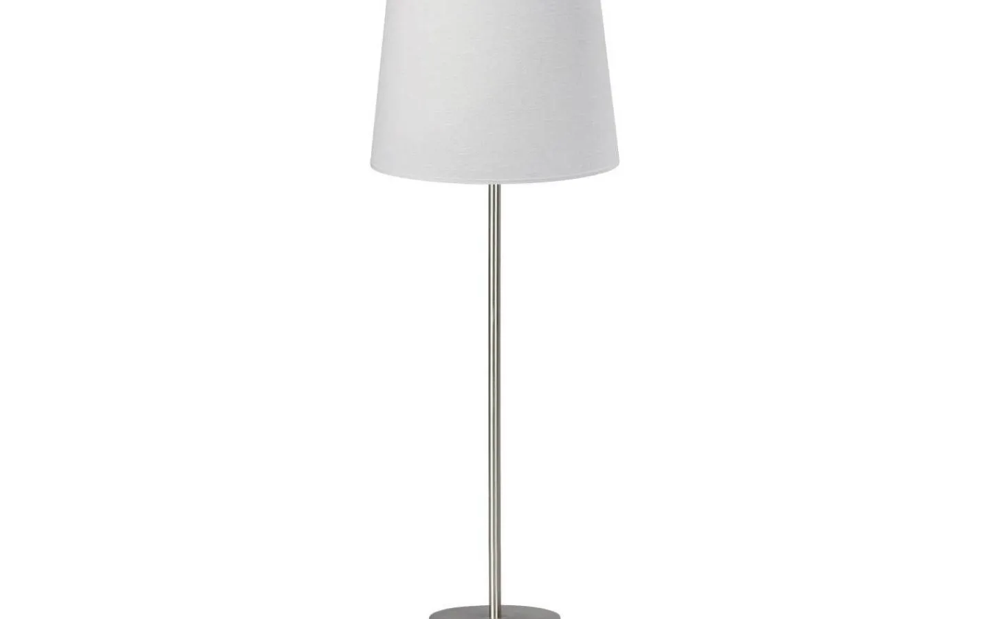 Bordslampor-PR Home Base Bordslampa 58cm Silver med vit skärm