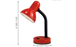 Skrivbordslampor < Eglo Basic Skrivbordslampa 30cm Röd