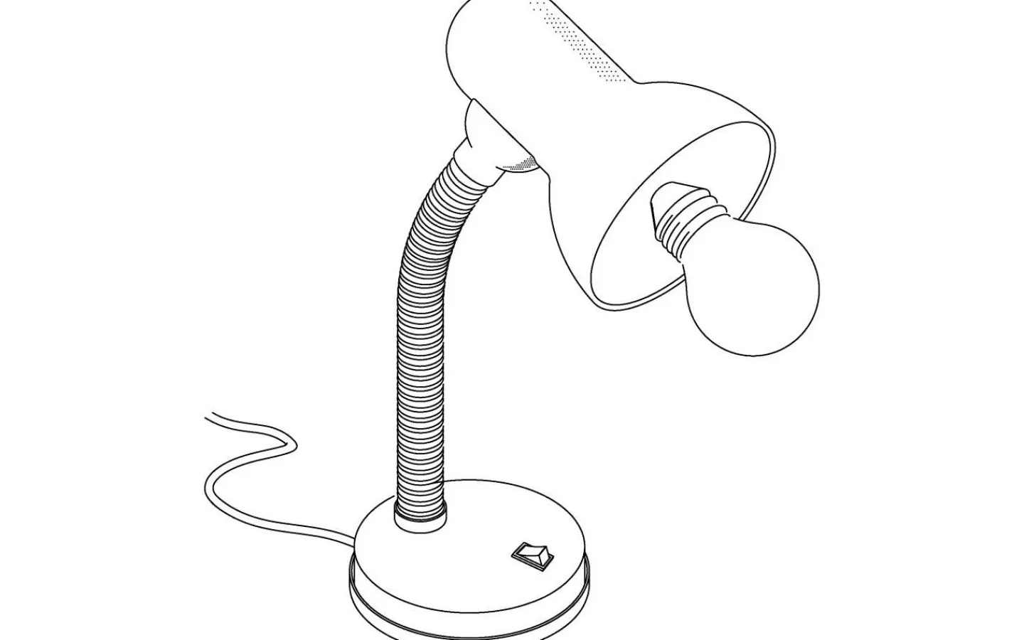 Skrivbordslampor < Eglo Basic Skrivbordslampa 30cm Röd