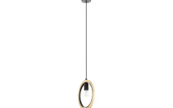 Fönsterlampor-Eglo Basildon Fönsterlampa 19cm Trä/Svart